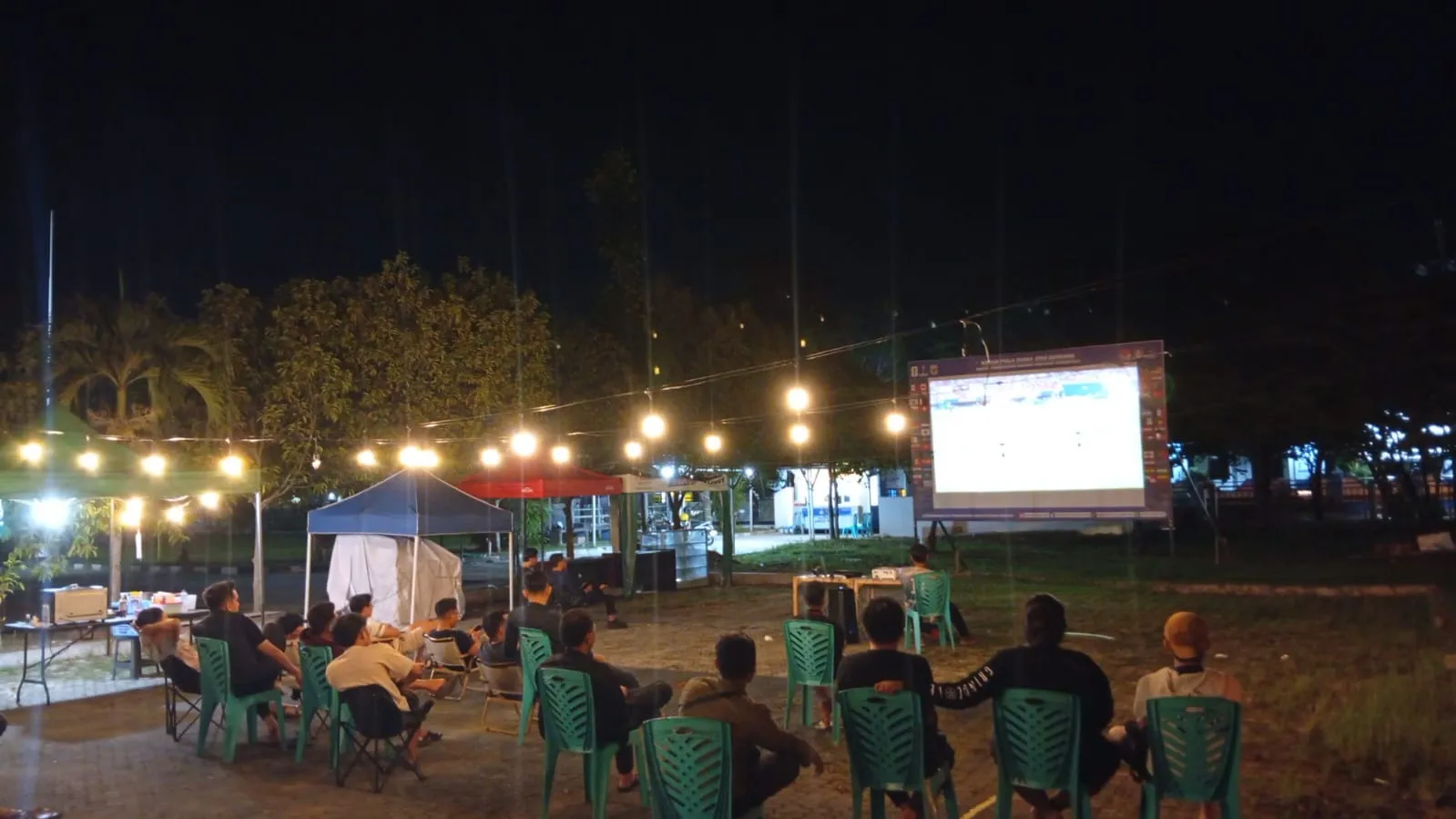 Nobar Piala Dunia 2026 di Bapenda Gorontalo bersama layanan pajak dan UMKM lokal | Foto (Istimewa)