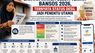 Belum Dapat Bansos? Cek Desil