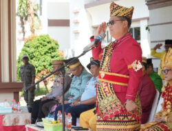 HARGANAS 2026: Thariq dan Mariyati Tunjukan Semangat Pelestarian Budaya Lewat Busana Adat Lampung