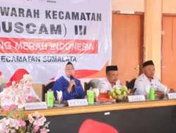 Muscam PMI Sumalata ke-III Digelar, Nurjanah Perkuat Peran Kemanusiaan