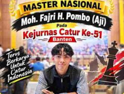 Pecatur Muda Gorut Unjuk Gigi di Nasional, Aji Pombo Raih Gelar Master Nasional